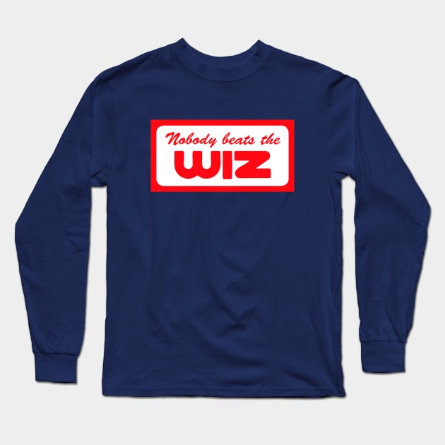 Nobody Beats The Wiz! Long Sleeve T-Shirt by Pop Fan Shop